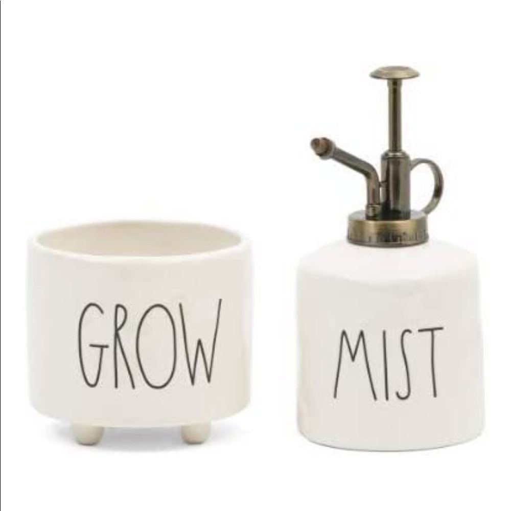 NWT Rae Dunn Grow and Mist Set